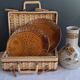 Set of 2 earthenware plates