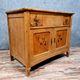 School of Nancy: Art Nouveau period chest of drawers in light wood marquetry and noble woods