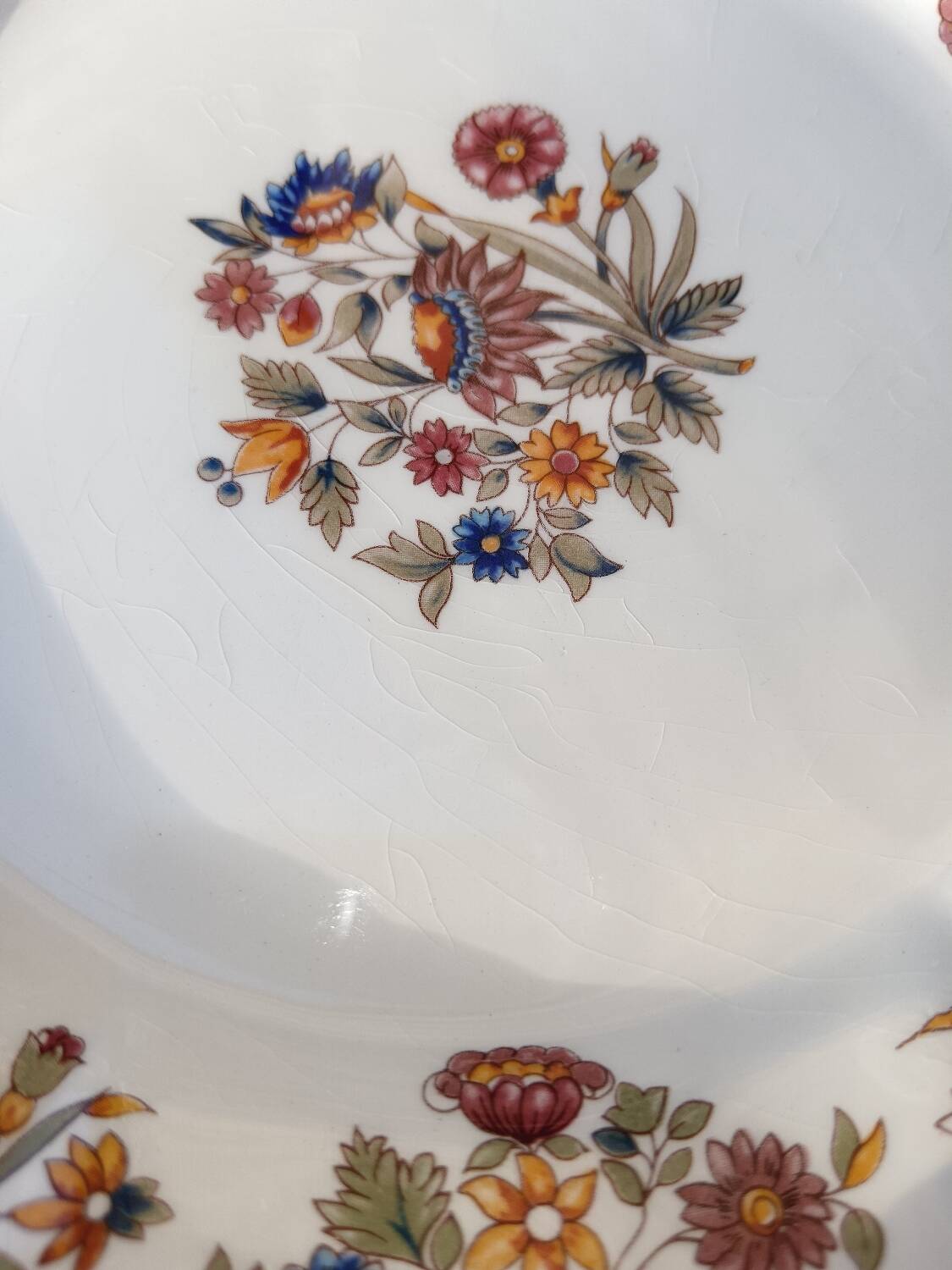 Set of 6 Gien dessert plates