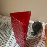 Red vase