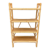 Vintage rattan shelf