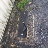 Floor lamp year 60 magazine holder