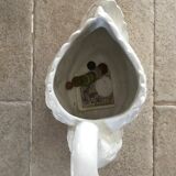 Vintage ceramic swan pot cover