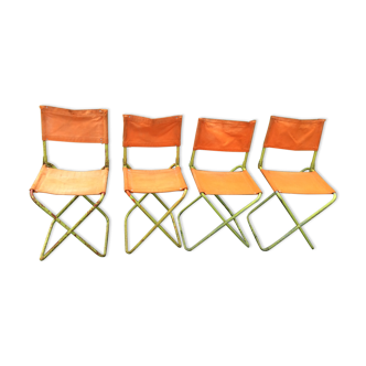 4 fauteuils de camping