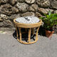 Tabouret en bambou années 50