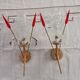 Pair wall lamps