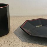 Coffee cups and saucers Octime noir