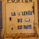 Old letter box ptt the post mougeotte 1900 delachanal