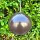 Brown metal eyeball pendant light by LITA vintage 1970