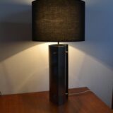 Vintage stainless steel lamp from the 60s 70s