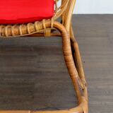 Bamboo Rocking Chair by Haruki Miyajima, 1960s