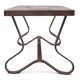 Table basse brutaliste par Adnet