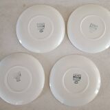 4 Gien dessert plates Caroline model