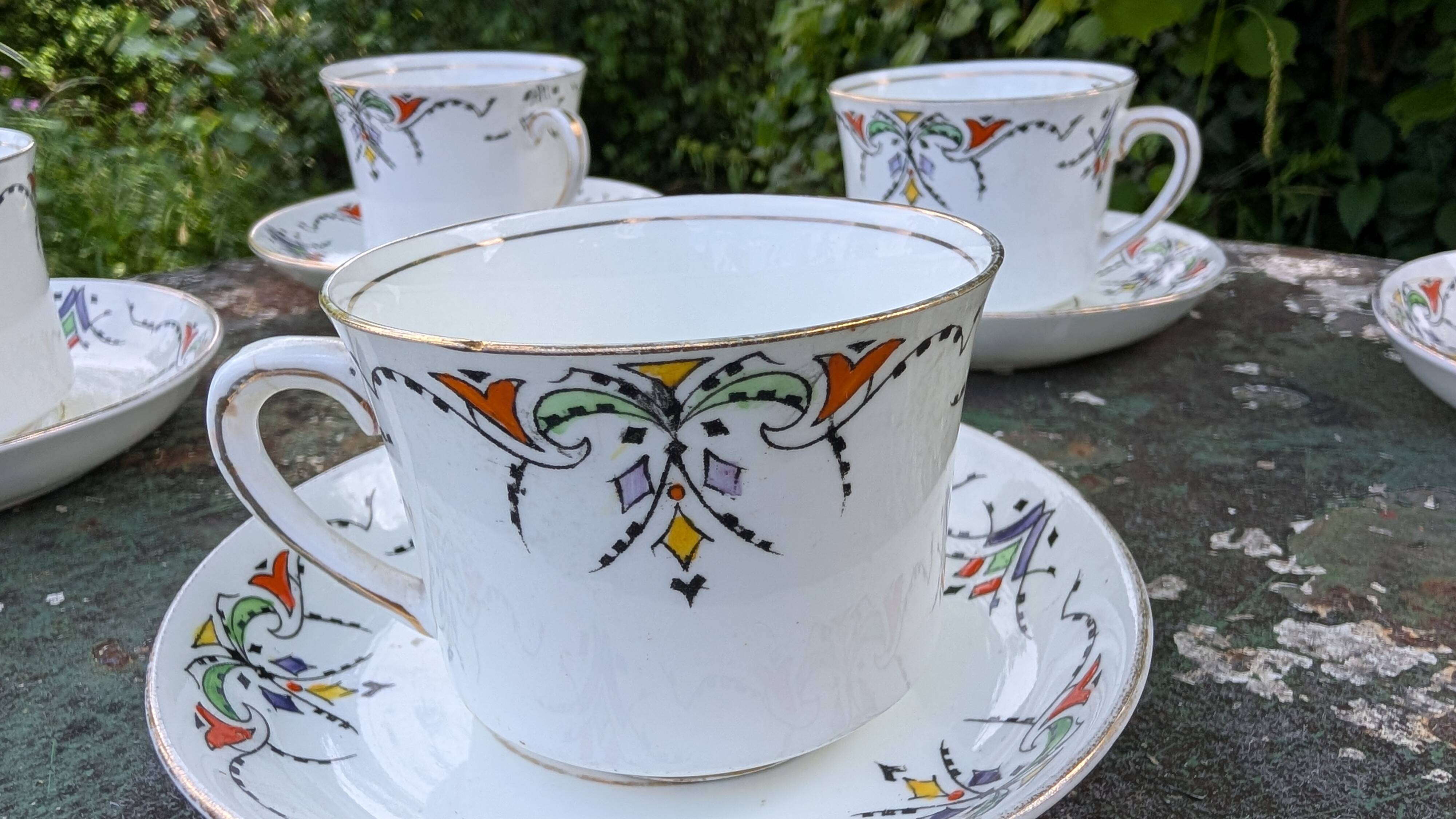 Art Deco English tea service Gladstone