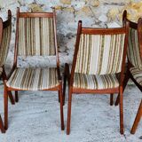Set of 4 vintage teak chairs by R. Huber & Co., circa 60's