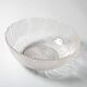 Salad Bowl Fleur, Vintage Decorative Clear Large Fruit Glass Bowl / Arcoroc