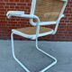 Cesca Chair model with armrest in white