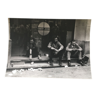 Paris années 80 gibert jeune manifestation