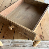 Rustic wooden farmhouse table