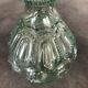 Bottle vial bottle vintage structured green glass molded cork cork