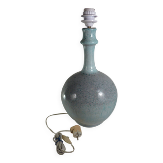 Vintage blue ceramic lamp base