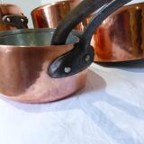Set of 5 tinned copper pans 211290