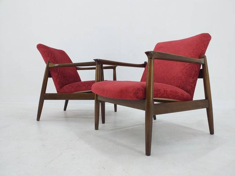 Pair of Midcentury Armchairs, Edmund Homa, 1960s