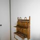 Etagère ancienne murale et pliable en bambou