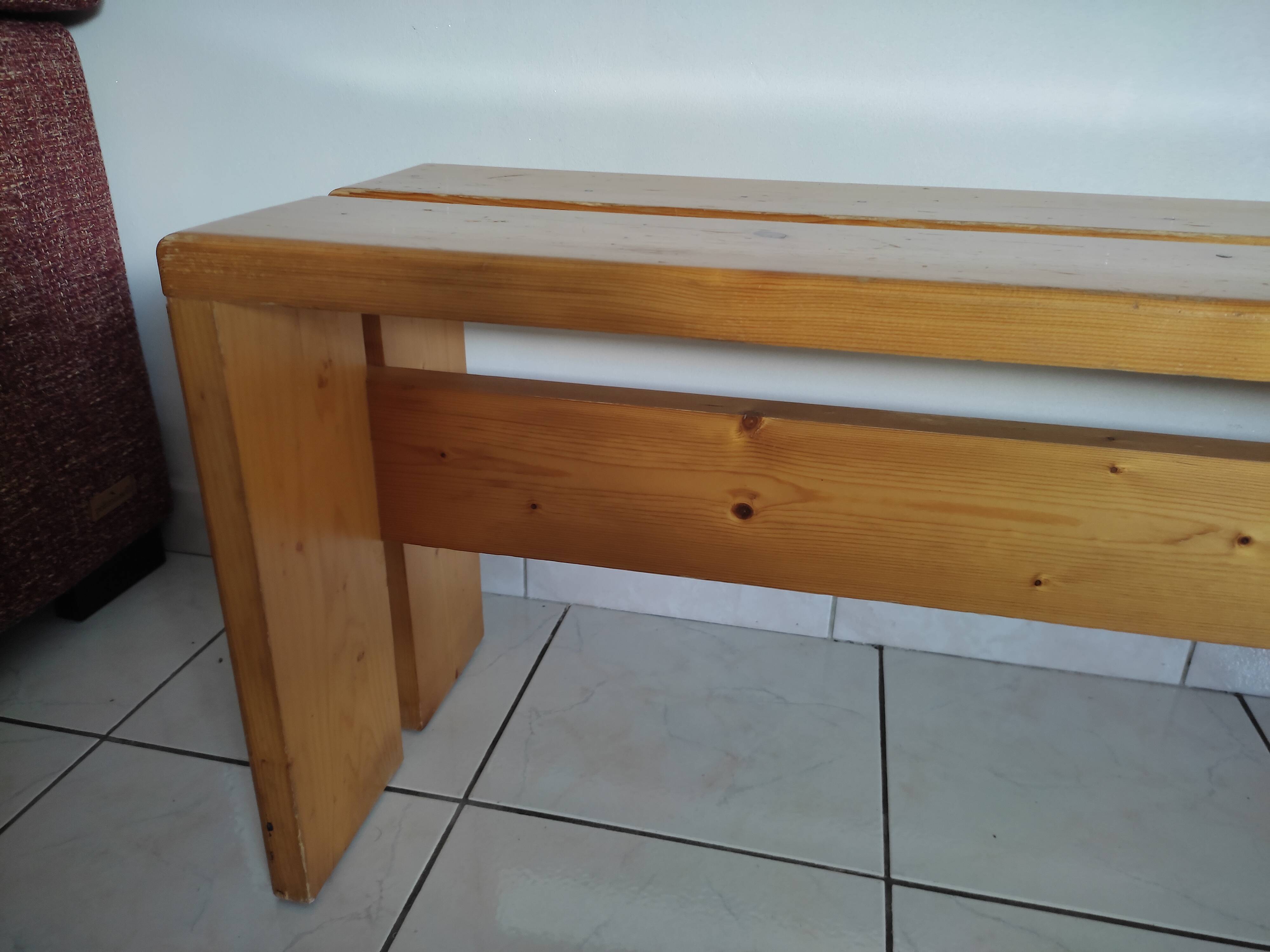 Charlotte Perriand bench for Les Arcs 1960