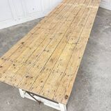 Large 1940s-style outdoor dining table