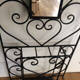 Wrought iron coat holder