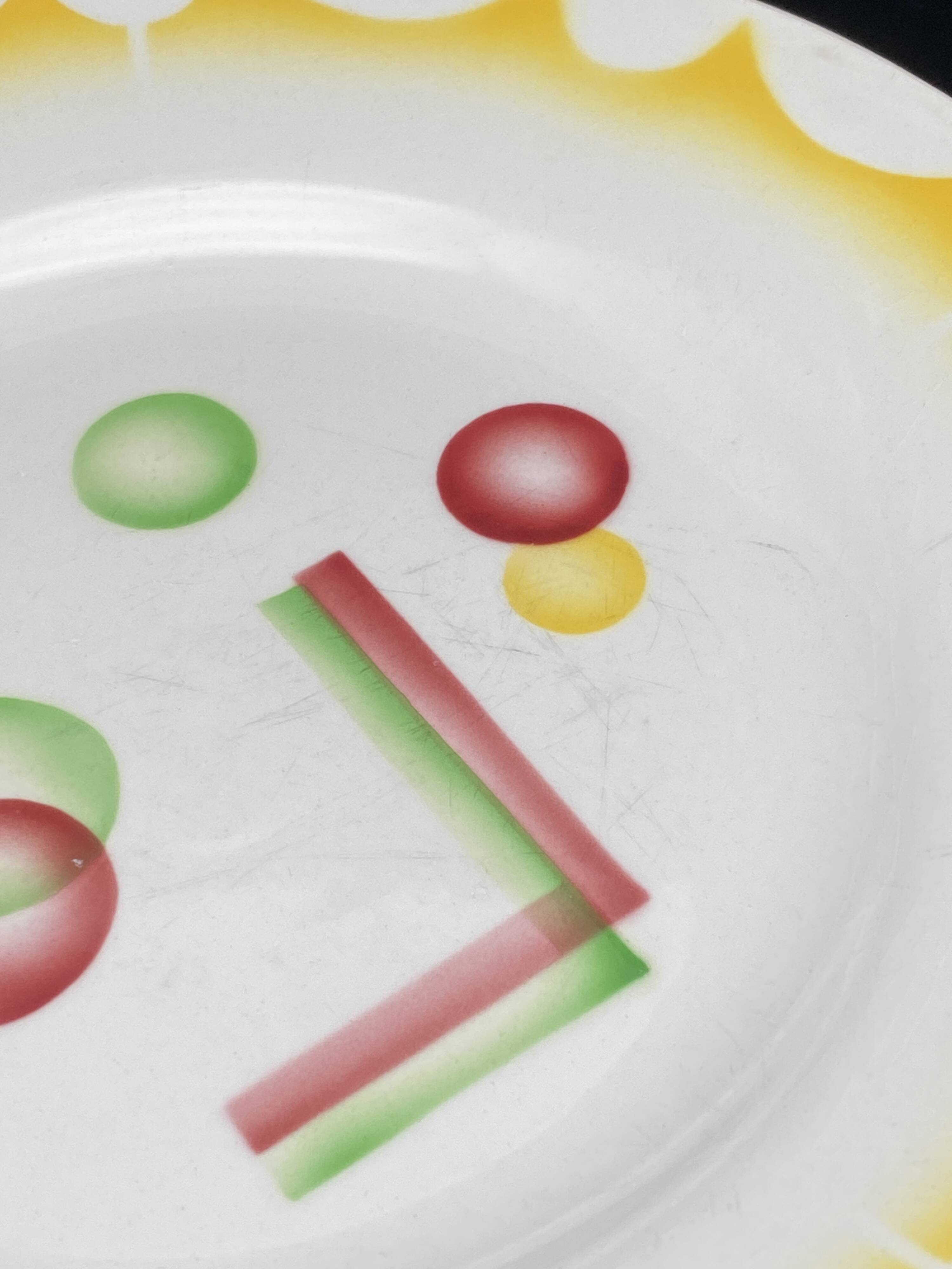 Dinner plates “Planètes” Collection Digoin Sarreguemines – MPM0324VLP1