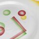 Dinner plates “Planètes” Collection Digoin Sarreguemines – MPM0324VLP1