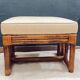 Ottoman bambou vintage