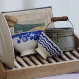 Set of 2 antique ceramic bowls