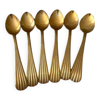 Set of 6 Grasoli mocha spoons