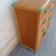 Commode bambou rotin vintage
