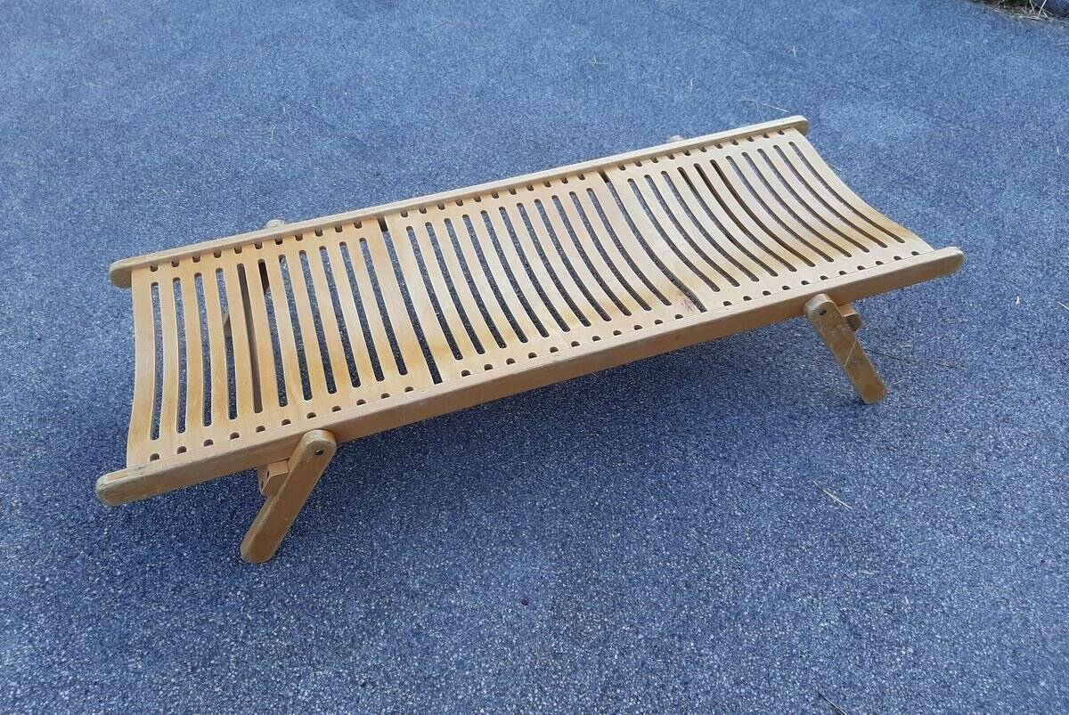 Small Rex daybed in wood by Niko Kralj for Stol Kamnik, 1976