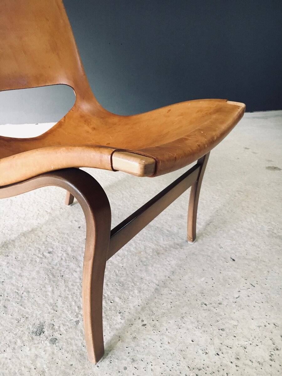 Scandinavian Eva Easy Chair by Bruno Mathsson, Sweden, 1960s