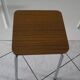 Black streaked brown formica stool 70