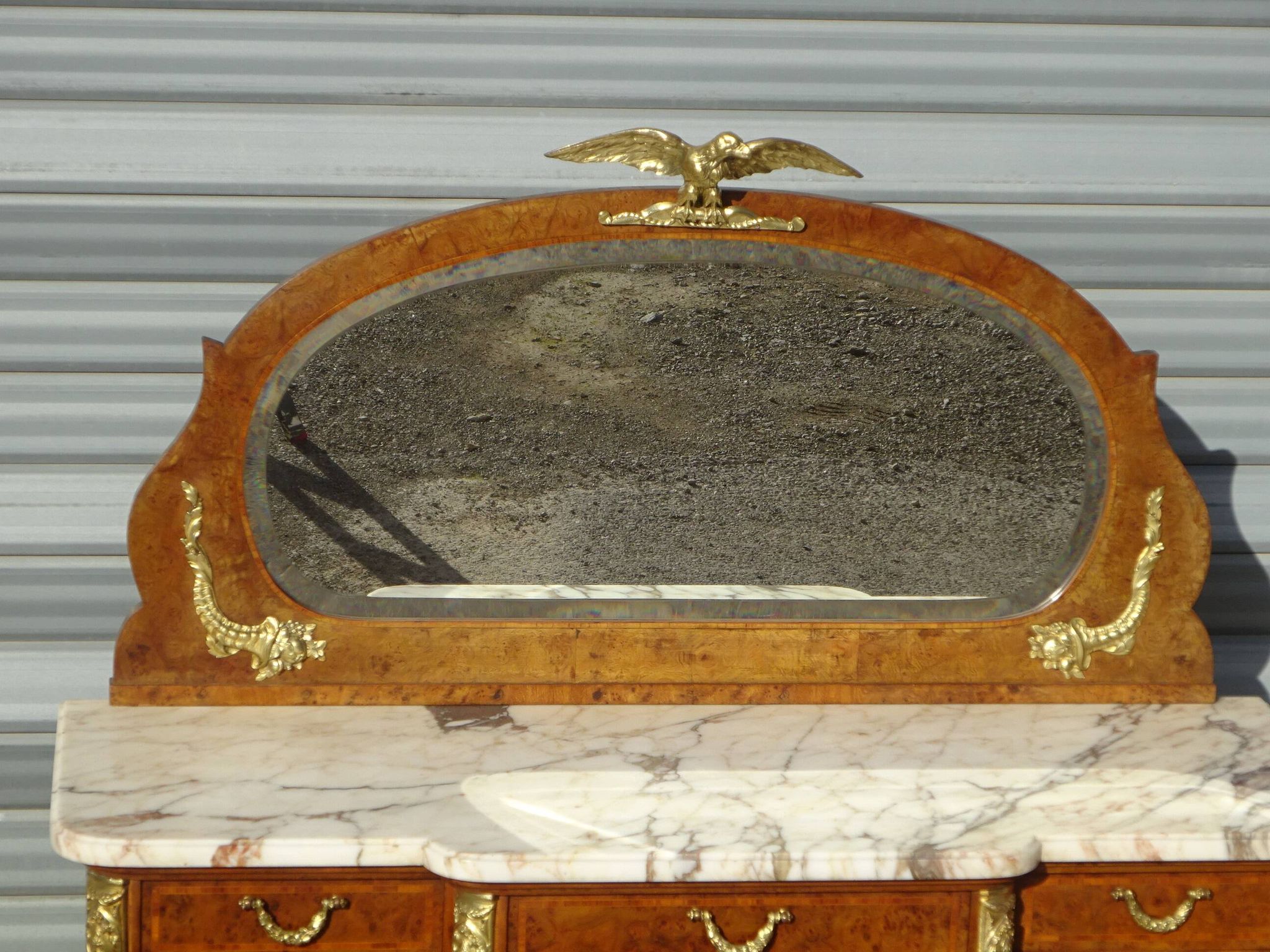 Elegant rosewood marquetry sideboard