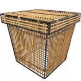 Panier en rotin Rohe Noordwolde par Dirk van Sliedrecht, années 60