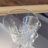 70's water glasses and wine glasses set