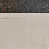 Small Parisian sideboard with one drawer and two doors, white lacquered