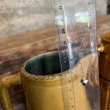 Old pitcher - vintage jug / ceramic slip Sarreguemines