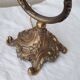 2 bronze and glass lamps