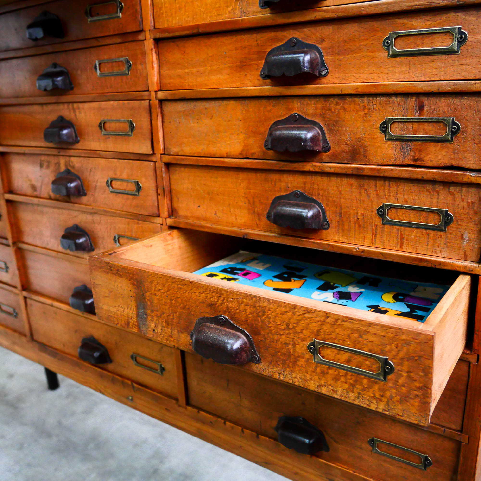 32-drawer trade cabinet