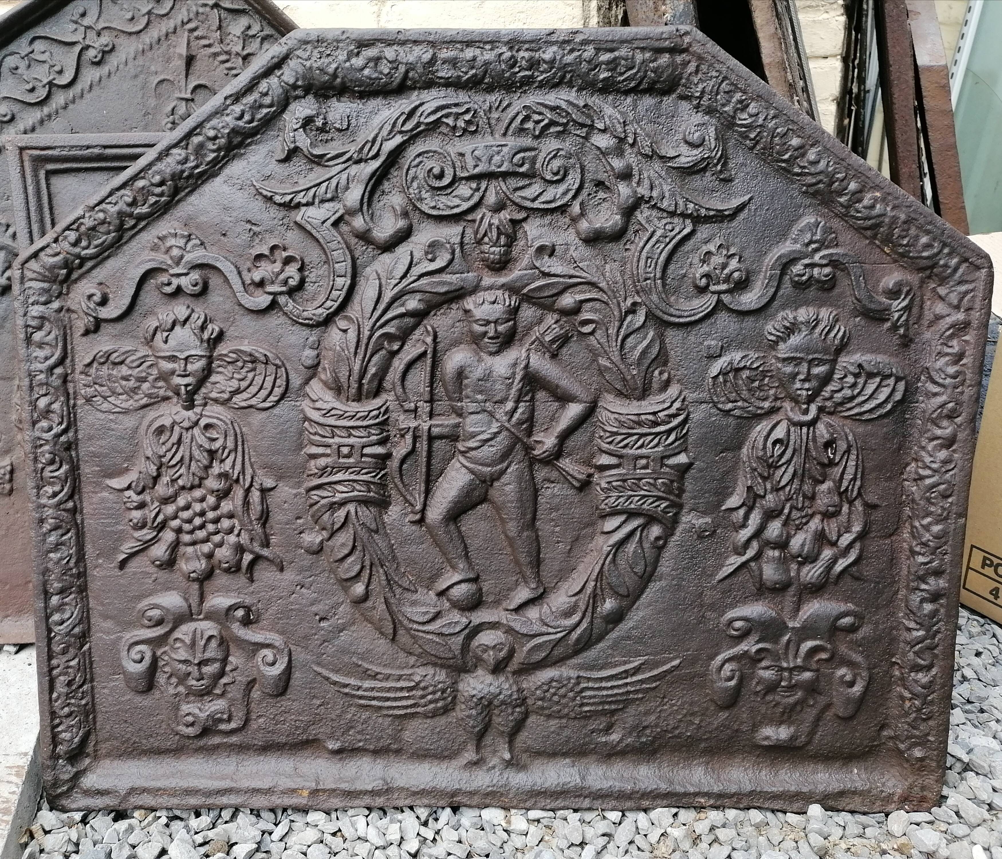 Fireplace plate