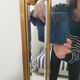 Mirror with pareclose 120×90 cm