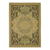 Handmade European Vintage Aubusson Kilim 268 cm x 380 cm